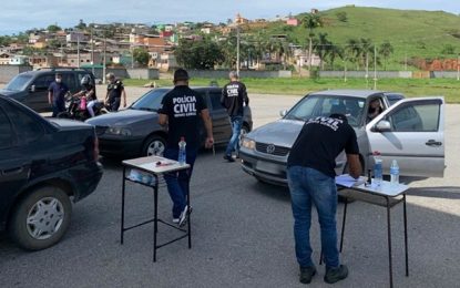 Polícia Civil realiza mutirão de vistoria de veículos em Dores de Campos