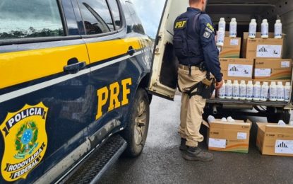 PRF apreende agrotóxico falsificado em Patos de Minas (MG)