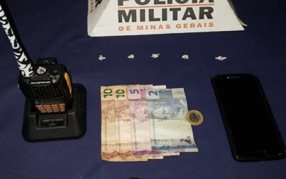 Menor é apreendido por tráfico de drogas, em Barbacena