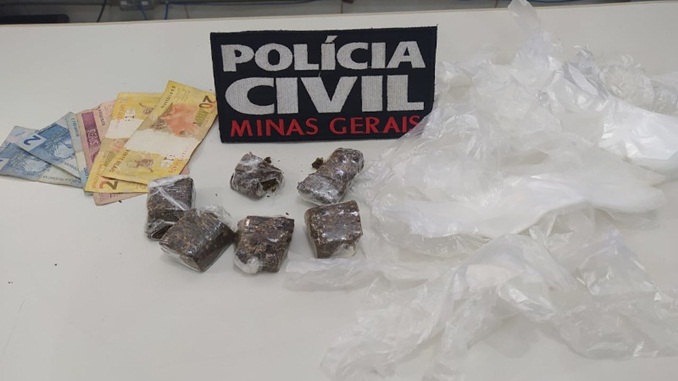 Polícia Civil prende investigado por tráfico de drogas em Barbacena