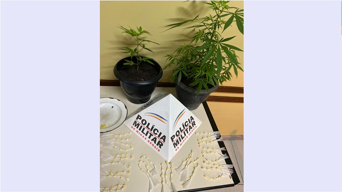 Polícia Militar apreende drogas em Barbacena