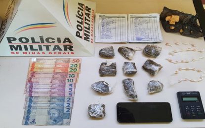 Autor é preso por tráfico de drogas em Barbacena