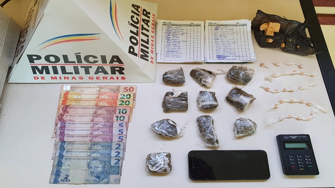 Autor é preso por tráfico de drogas em Barbacena