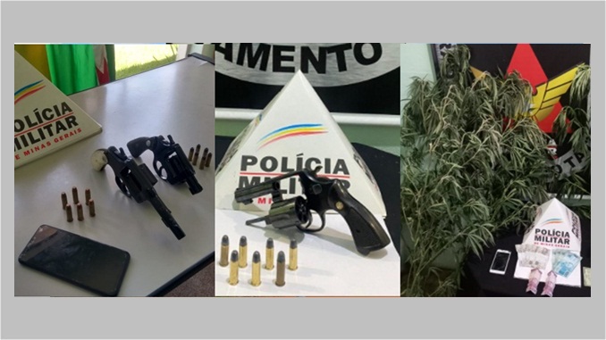 PM prende autores de roubo e apreende dois revólveres no Bairro São Benedito em Conselheiro Lafaiete