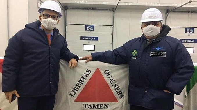 Minas Gerais recebe primeiro lote da vacina contra a Covid-19; aplicação deve começar ainda hoje