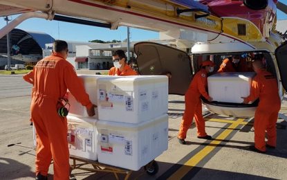 Vacinas da AstraZeneca e CoronaVac são distribuídas em MG