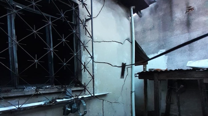 Bombeiros atuam em incêndio em Carandaí