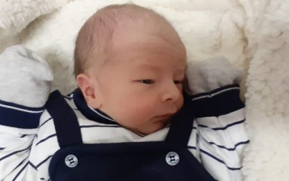 Primeiro bebê do ano é um lindo menino