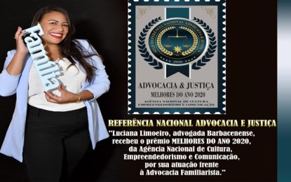 Advogada barbacenense recebe prêmio Melhores do Ano 2020 após reportagem do Fantástico