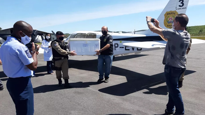 Segunda remessa de doses de vacinas contra COVID-19 chegaram hoje a Barbacena