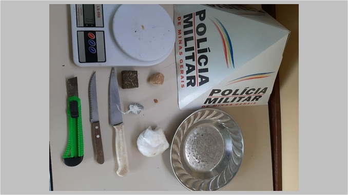 Suspeito de tráfico de drogas foge com a chegada da Polícia Militar