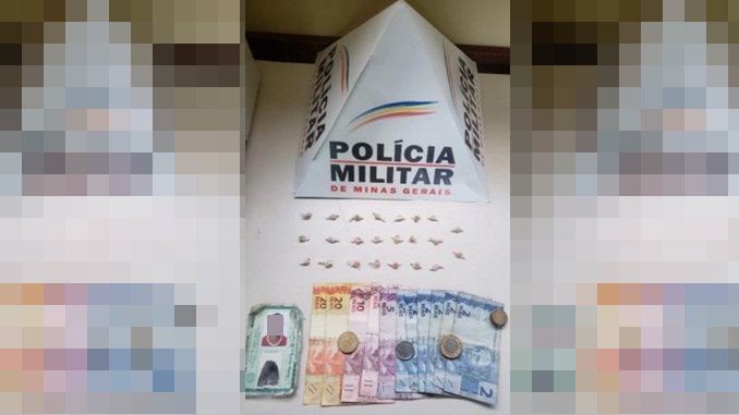 Foragido da justiça é preso por tráfico de drogas, em Barbacena