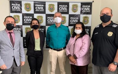 13° Departamento de Polícia Civil recebe visita de integrantes da gestão municipal