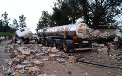 Acidente na BR-040, na Região conhecida como Pires, próximo a Congonhas