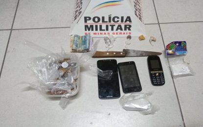 Homem é preso pelo crime de furto e consumo de drogas, em Barbacena