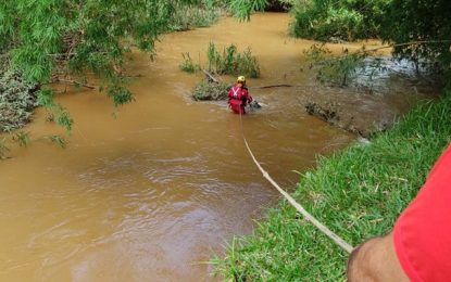 Corpo de idoso é resgatado em rio de Andrelândia