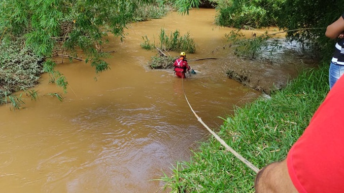 Corpo de idoso é resgatado em rio de Andrelândia