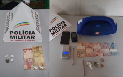 PM segue combatendo o tráfico de drogas em Conselheiro Lafaiete e Congonhas