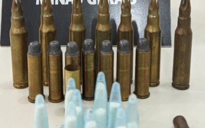 Polícia Civil apreende drogas e munições no bairro João Paulo II, em Barbacena