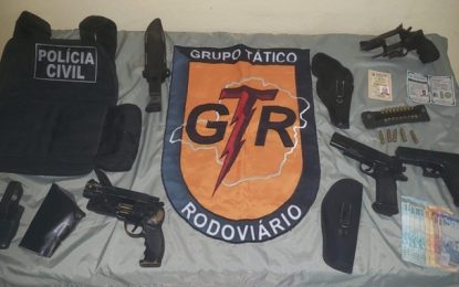 Trio é preso em Operação de Combate ao Crime Organizado em Barbacena