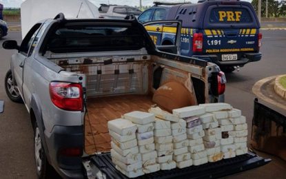 PRF apreende drogas avaliadas em mais de R$ 7 milhões na BR-050 em Uberaba; Veja o vídeo