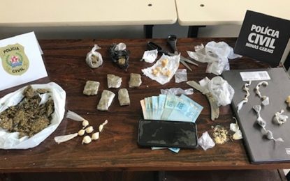 PCMG prende três pessoas durante cumprimento de mandado de busca e apreensão, em Barroso