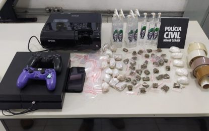 Polícia Civil prende suspeito de envolvimento com tráfico de drogas em Barbacena