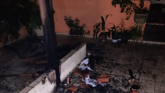 Principio de incêndio em residência na Colônia do Marçal, em São João del Rei