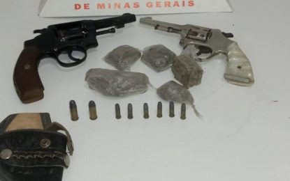 Polícia Militar de Meio Ambiente apreende armas de fogo