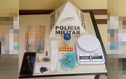 Casal é detido por tráfico de drogas no bairro Funcionários, em Barbacena