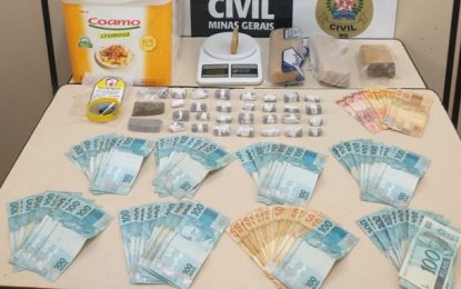 Polícia Civil prende suspeito e apreende drogas em São João Del Rei