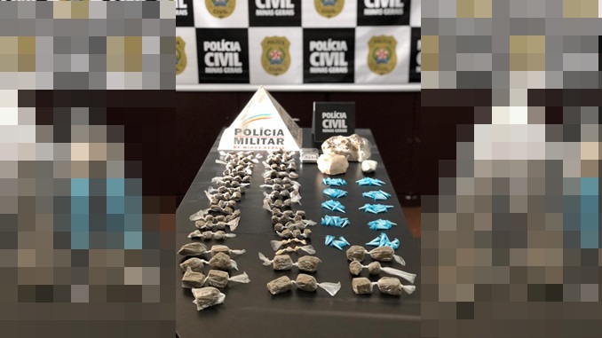 Polícia Civil apreende grande quantidade de drogas em Conselheiro Lafaiete