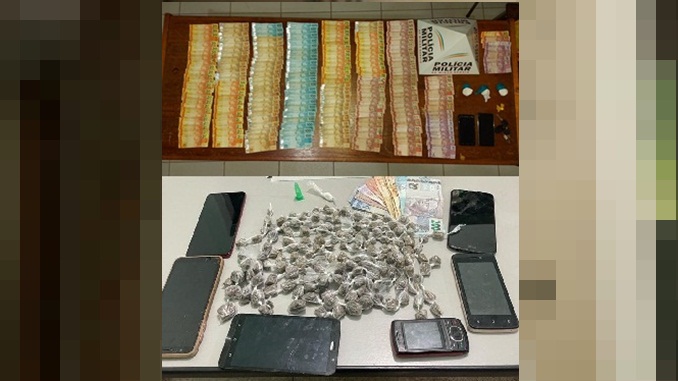 PM apreende mais de seis mil reais de origem duvidosa e impede possível “Tribunal do Crime”