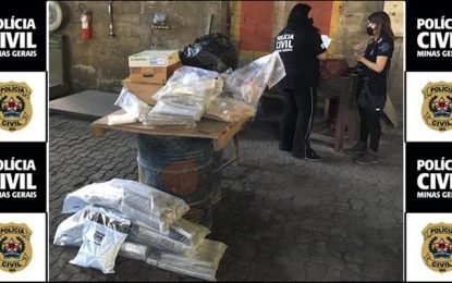 Polícia Civil incinera mais de 100kg de drogas apreendidas em São João del Rei