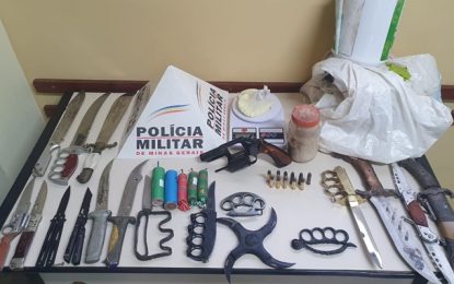 Polícia Militar faz apreensão de arma de fogo em fazenda no distrito de Senhora das Dores