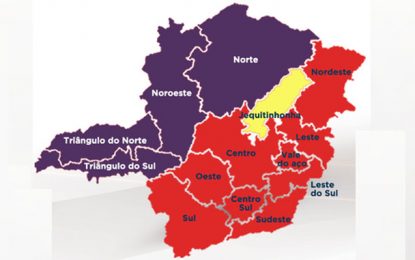 Macrorregiões Centro-Sul e Sudeste regridem para a Onda Vermelha do Minas Consciente