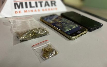 Homem é preso por Tráfico de drogas, em Barbacena