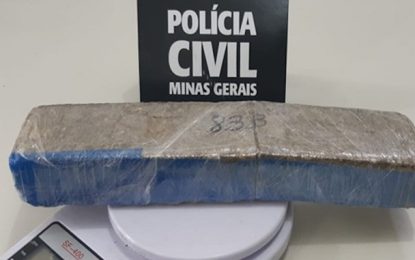 PCMG apreende droga escondida em pasto no bairro Nova Cidade, em Barbacena