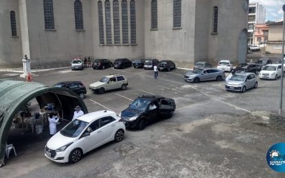 Basílica de São José Operário cede espaço para a vacinação a população de Barbacena