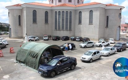 Barbacena vacina nesta segunda-feira a população a partir de 43 anos