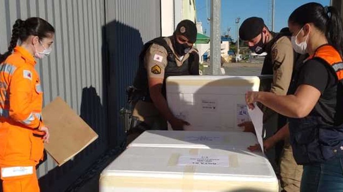 Estado distribui 12ª remessa de vacinas contra a covid-19