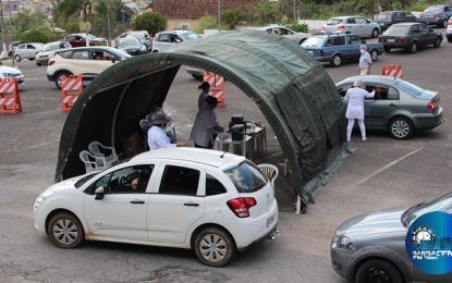 Idosos com 65 anos serão vacinados nesta quinta-feira contra Covid-19, em Barbacena