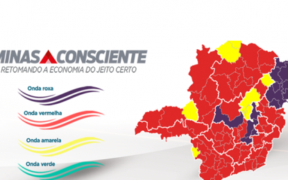Macrorregião de Barbacena avança para a Onda Vermelha