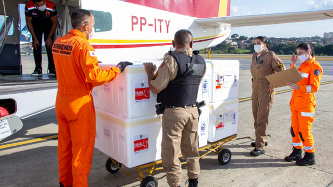 Barbacena recebe 2.970 doses de vacina contra a COVID-19