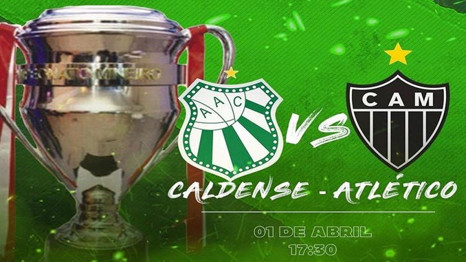 Jogando em casa, Caldense enfrenta Galo pela 6ª rodada do Mineiro