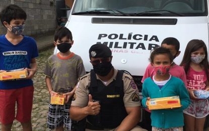 Polícia Militar realiza Páscoa Solidária em Barbacena