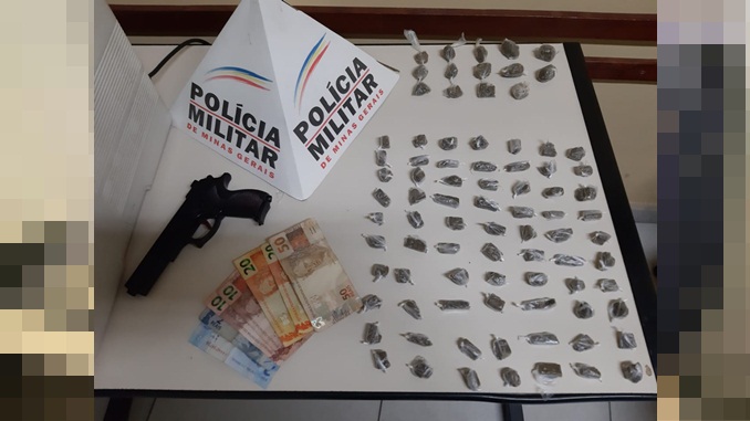 Maior é preso e menores apreendidos por envolvimento com Tráfico de drogas, em Barbacena