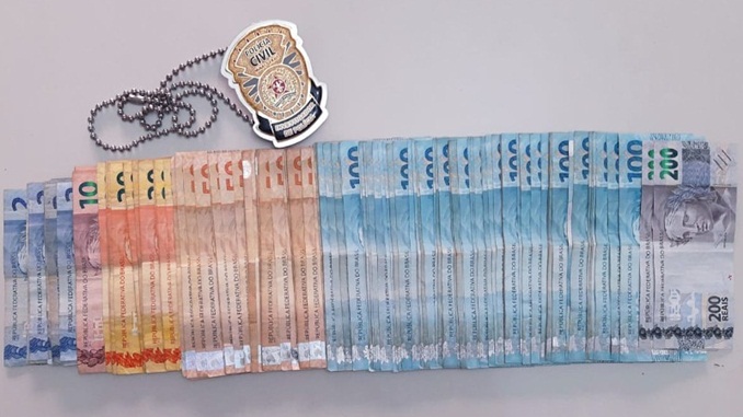 PCMG recupera parte de dinheiro furtado em localidade de Alto Rio Doce