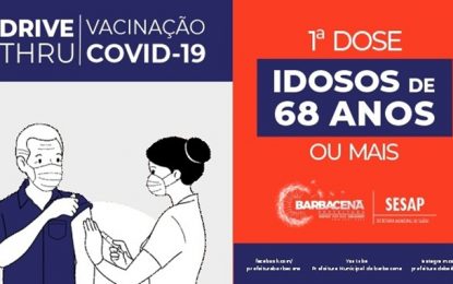 Vacinação para idosos de 68 anos ou mais