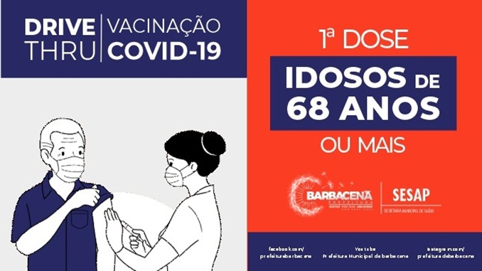 Vacinação para idosos de 68 anos ou mais